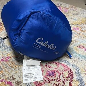 Cabela's Kids Mummy Sleeping Bag in Bold Blue